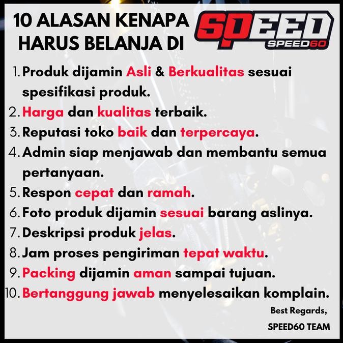 New  Baut CVT Scoopy Beat Vario Fi Probolt Thailand Blue