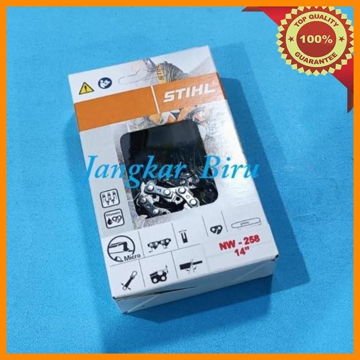 [JRB] RANTAI SENSO CHAIN SAW UNTUK TOP HANDLE NW-258 NW 258 14" STLHL ORIGINAL