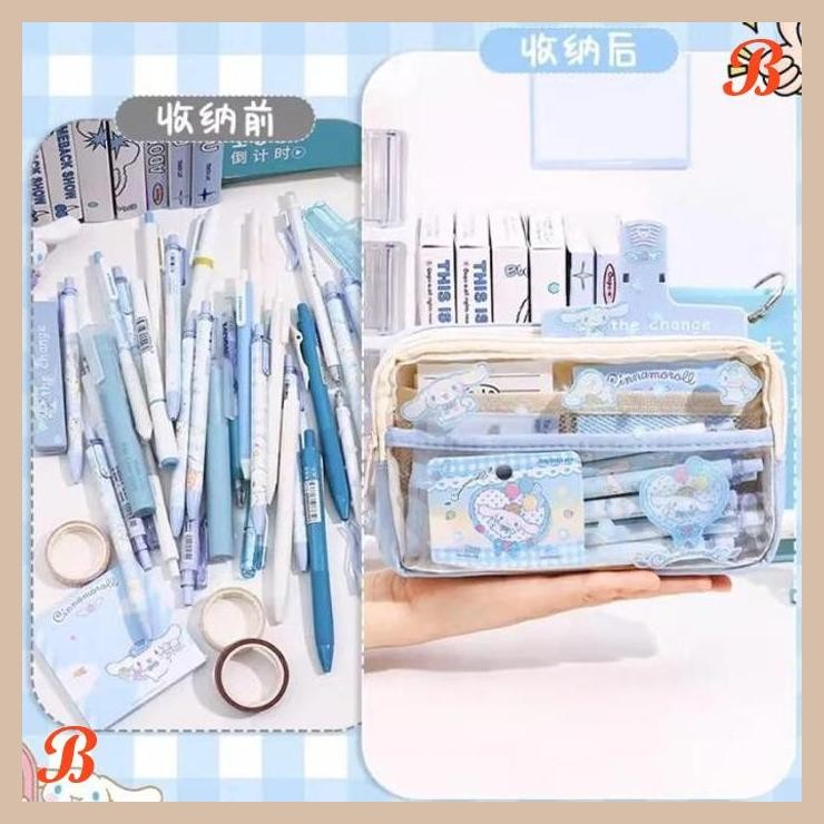 

| KK | CODTEMPAT PENSIL CINNAMOROLL BARU SANRIO ANIME MY MELODY KUROMI PENYIMPANAN ALAT TULIS SISWA PERLENGKAPAN SEKOLAH INS KAWAII HADIAH LUCU