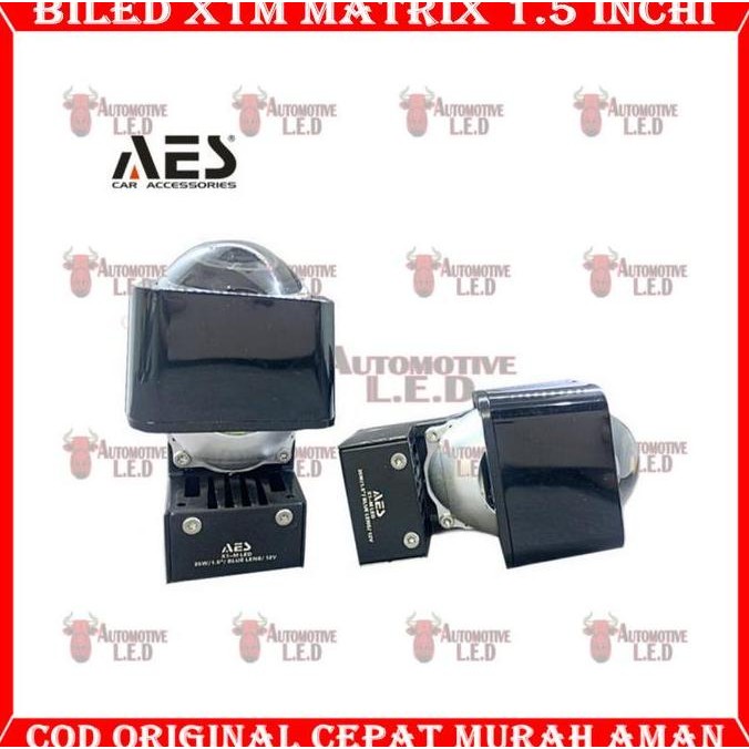Ready  Original Biled Aes Mini 1.5 Inchi 35W 6000K Biled Matrix Biled Aes Flet Turbo Biled Mobil Mot