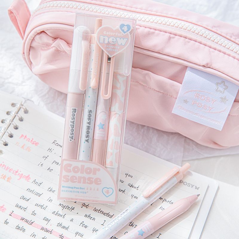 

Cream Frosting Color Series Neutral Pen Writing Journal Quick-Drying Pen