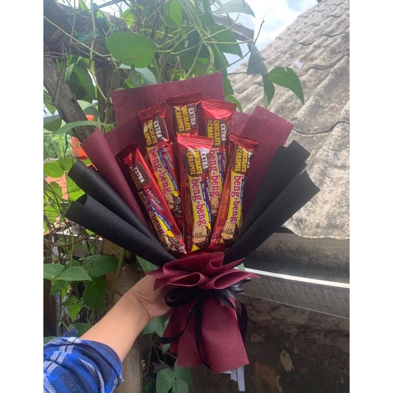 

TERLARIS Buket Bengbeng shareit Murah / buket valentine / buket anniversarry / buket coklat /buket snack murah ke-125