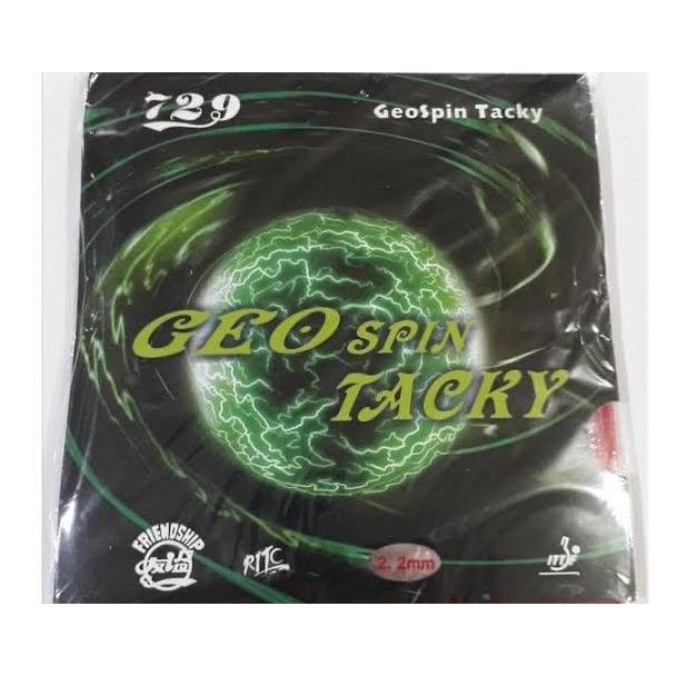Karet / Rubber Bat Pingpong /Tenis Meja 729 Geo Spin Tacky Original