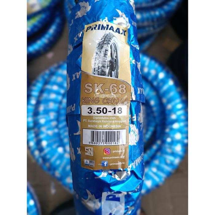 Ready Primaax SK68 350 - 18 King Cross Ban luar Trail Tubetype Pacul Offroad Tahu RING 18