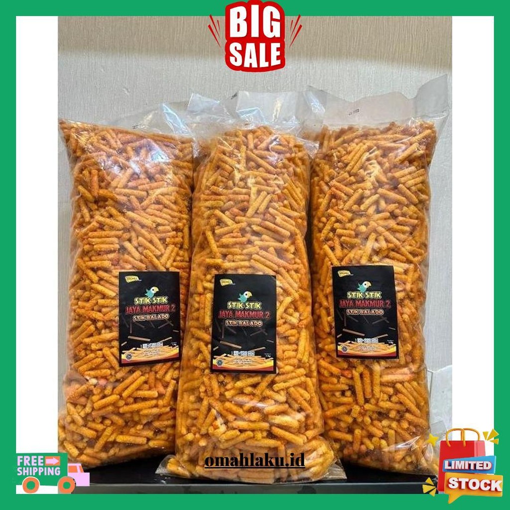 

1Kg Stik Balado Pedas Manis Jaya Makmur 2 Gratis Ongkir