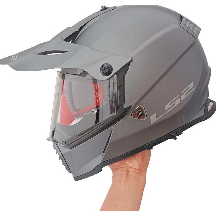 Helm LS2 MX436 Pioneer Evo Solid Matt Tianium