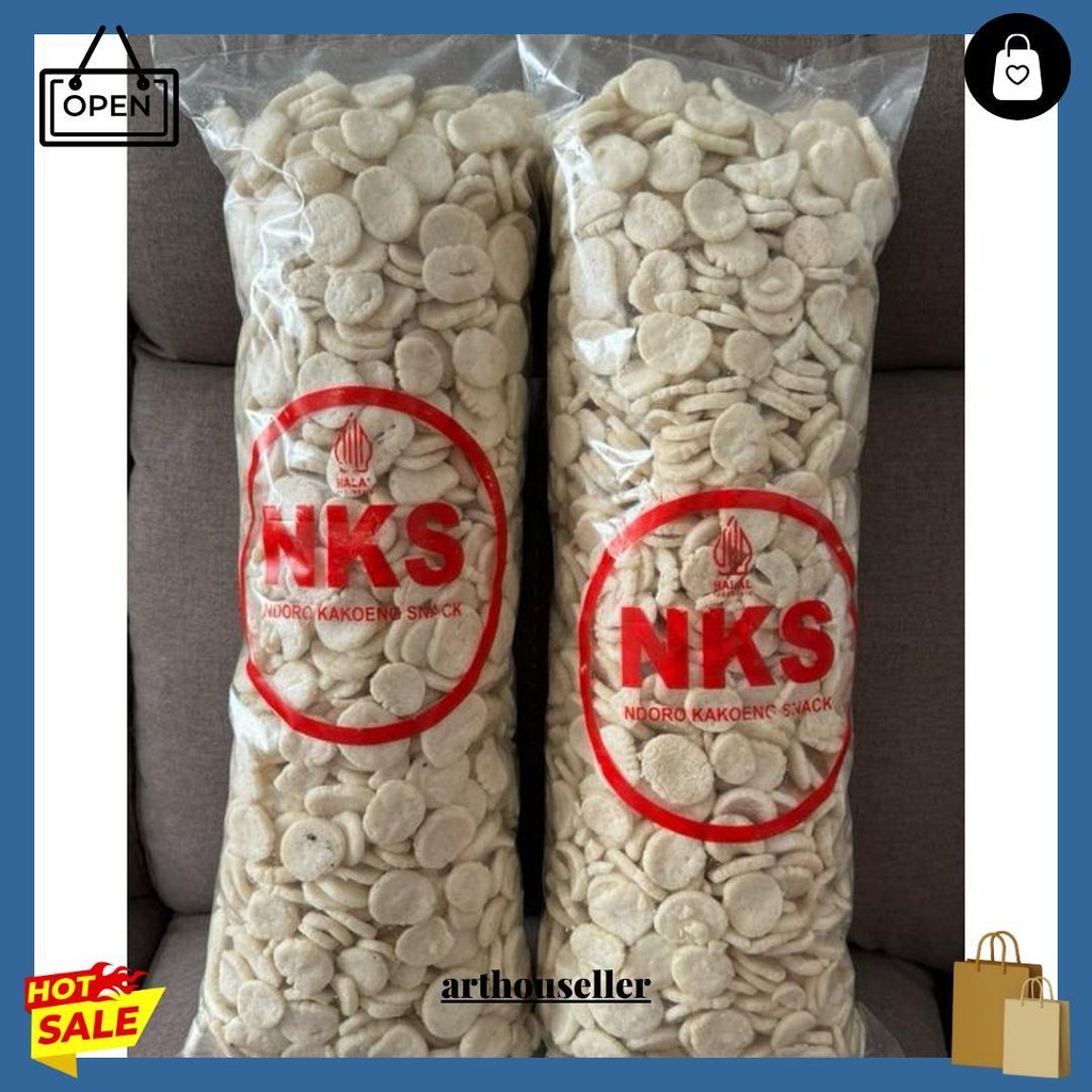 

Kerupuk Kemplang Coin 1 Ball 850Gr -Nks- Kerupuk Snack Terlaris