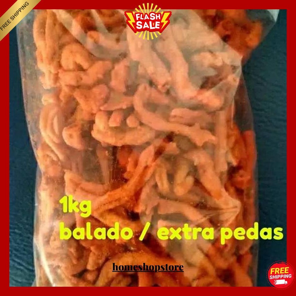 

1Kg Keripik Usus Ayam Jaya Makmur 2 Snack Bisa Cod