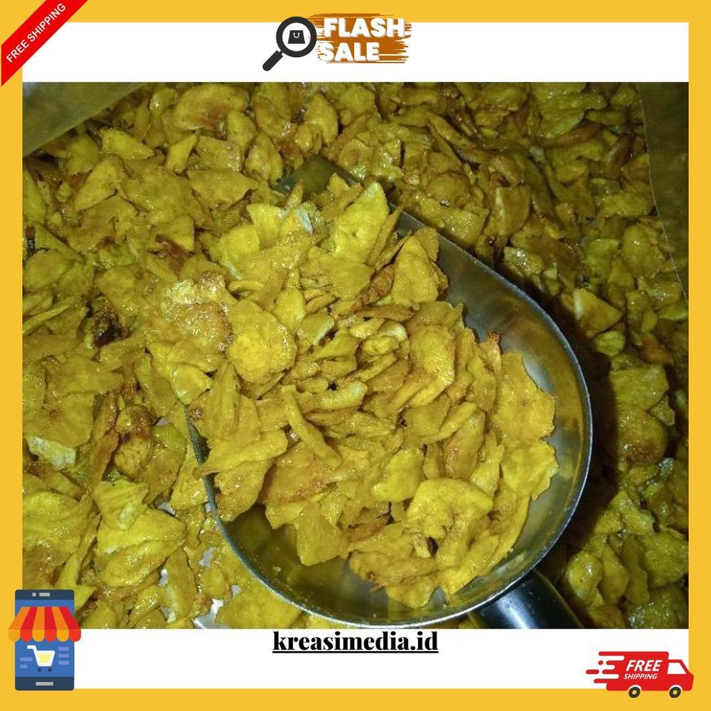 

Rempesan/Puing Kripik Pisang Manis 500Gr Termurah Banget