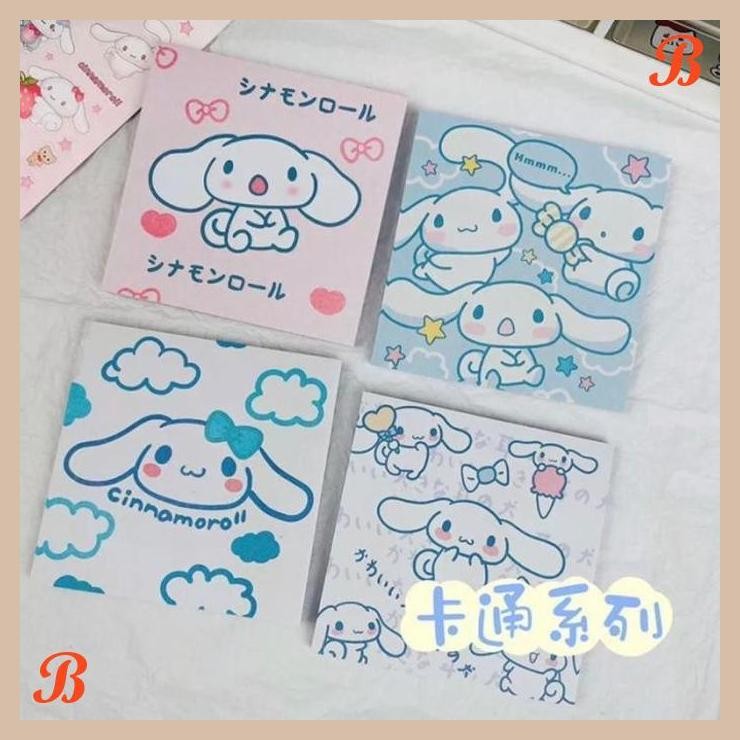 

| KK | (SYQ) MEMO NOTE SANRIO CINAMOROL KUROMI MELODI POCACHO TERBARU 8X8
