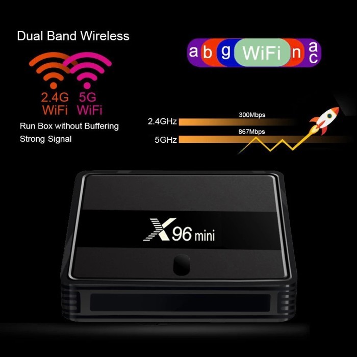 Alat ubah tv biasa jadi smart tv Android - X96 Mini Smart TV 2GB 16GB