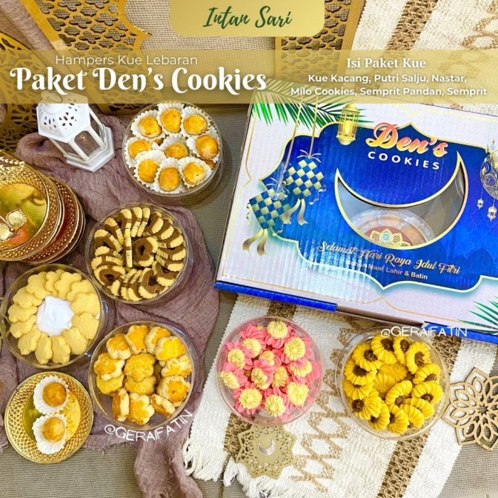 

Limited Dens cookies - kue paket lebaran - bingkisan idul fitri Lebaran