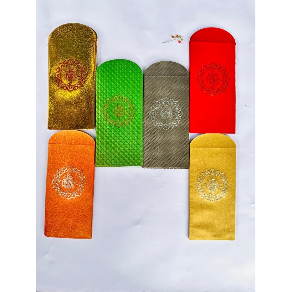

Limited Amplop Lebaran Embos Kaligrafi Isi 10 Lembar Ukuran Panjang / Angpau Lebaran Idul Fitri Lebaran
