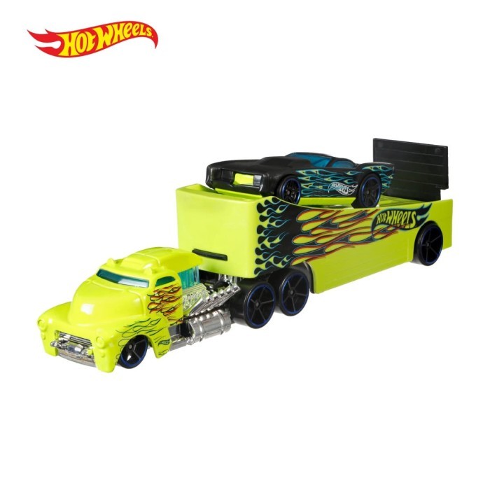 Hot Wheels Super Rig Rock N Race Vehicle - Mainan Mobil Anak