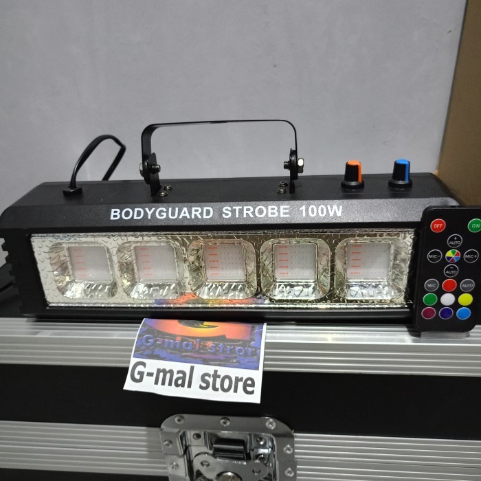 Lampu Disco Led Flash Strobo Lampu Disco Party 100W Remot Control