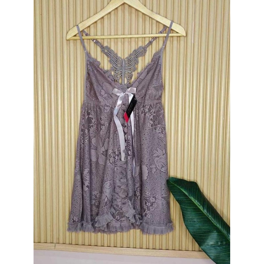 

Bossexy-Lingerie #1297T Luxury Belah Tengah/Lingerie/Baju Tidur Set Original