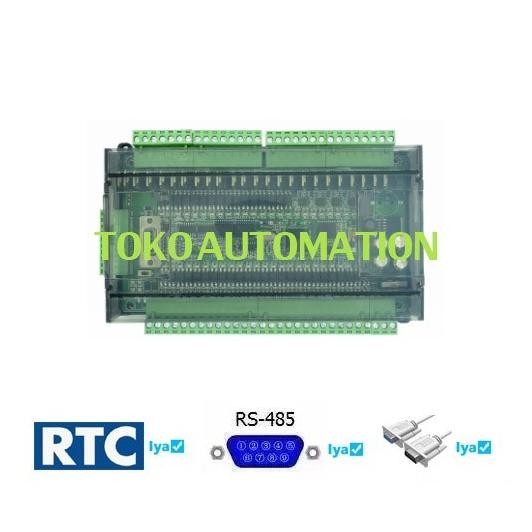 FX3U-48MT FX3U 48MT 24 Input 24 Output 24V 1A PLC Dan RS485 RTC SK65