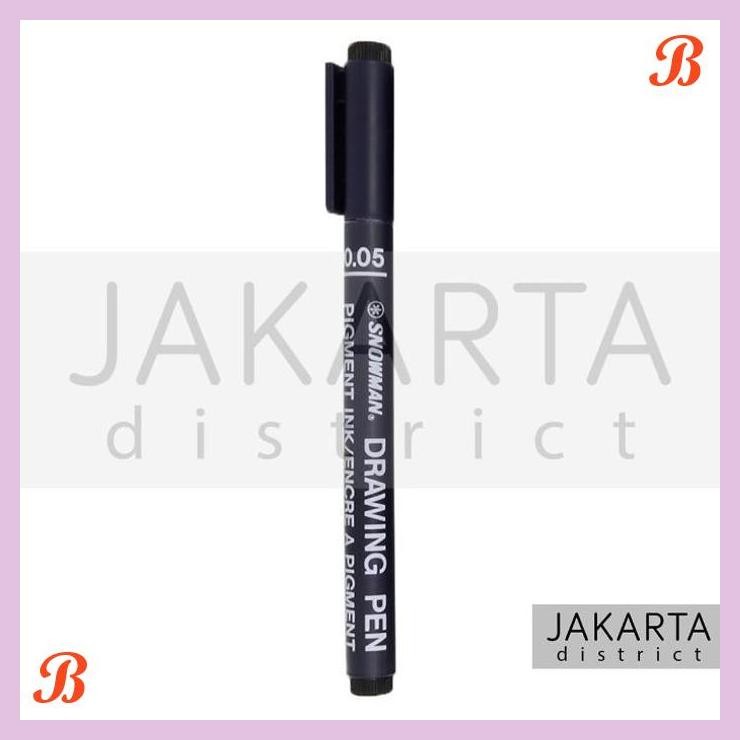 

| UM | MARKER 0.05 SNOWMAN BLACK FINE TIP PANEL LINE GUNDAM DRAWING PEN LINES