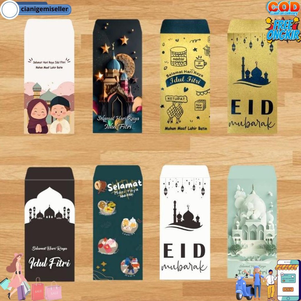 

(Banyak Varian) (Isi 10) Amplop Lebaran Idul Fitri 2025 Murah, Amplop Angpao Lebaran Idul Fitri 2025 D Promo Puncak