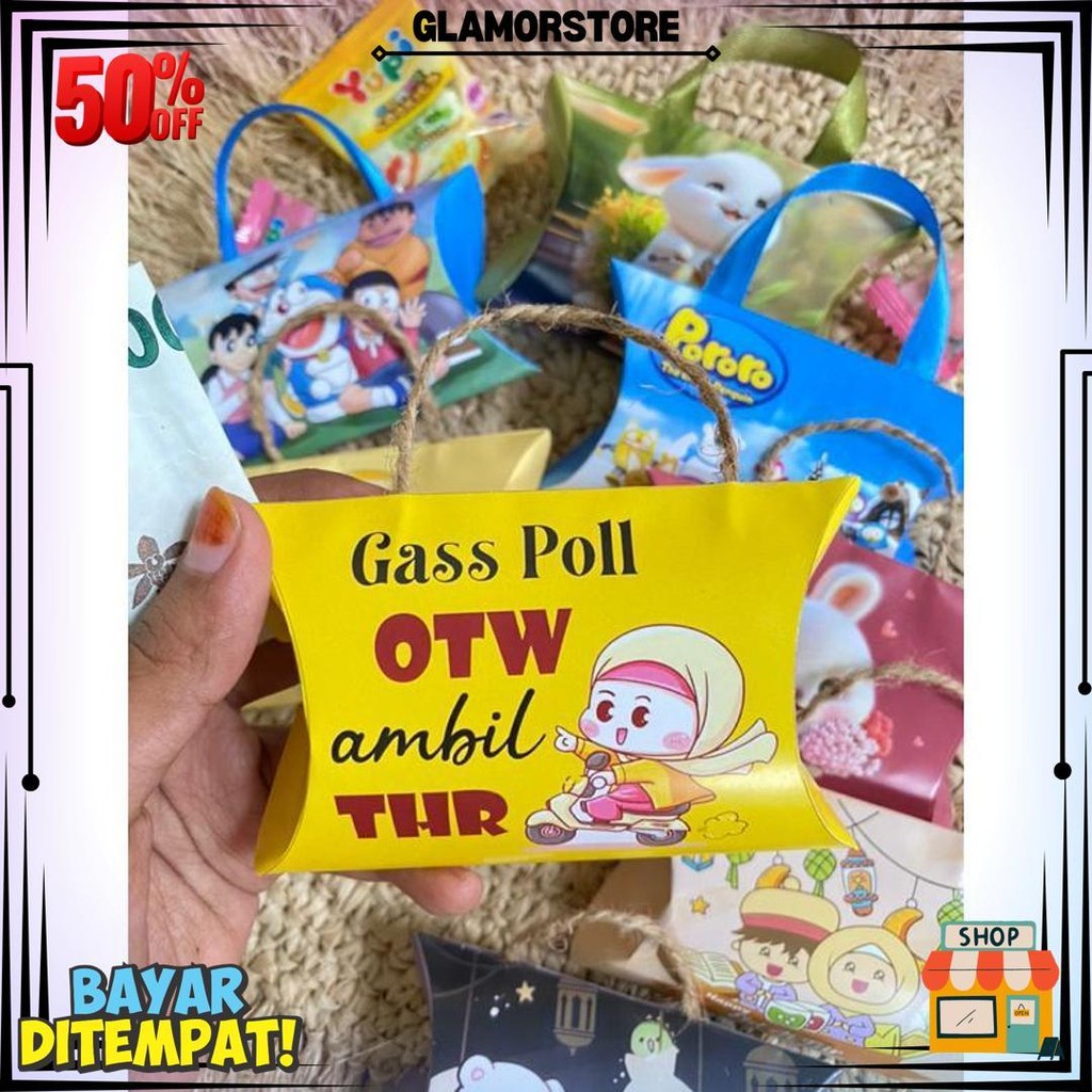 

Amplop Lebaran Bentuk Tas (10Pcs) D Best Seller