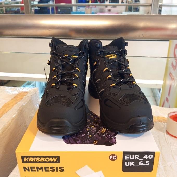 Sepatu Safety Krisbow Nemesis / Safety Shoes Krisbow Nemesis Original Terlaris