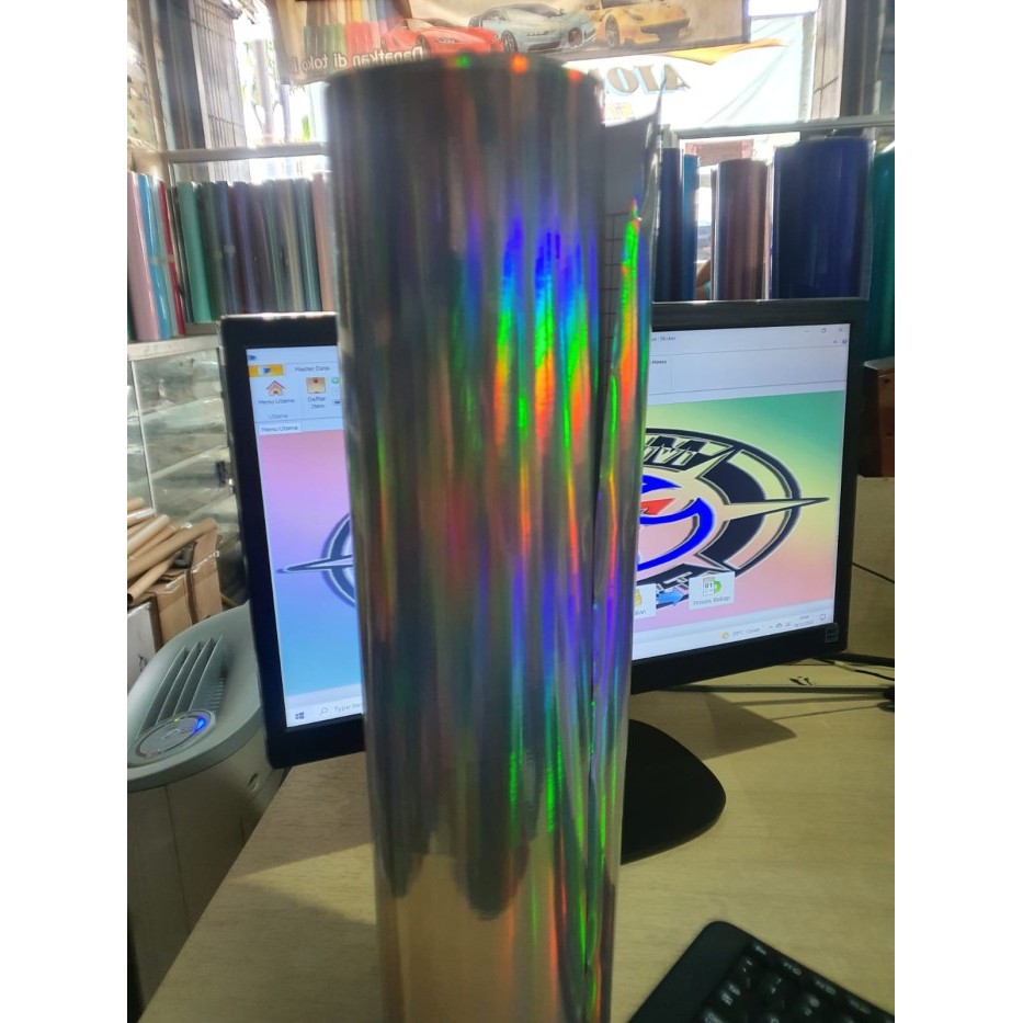 

Sale Sticker Laser Chrome Derek 45 Cm (Meter)