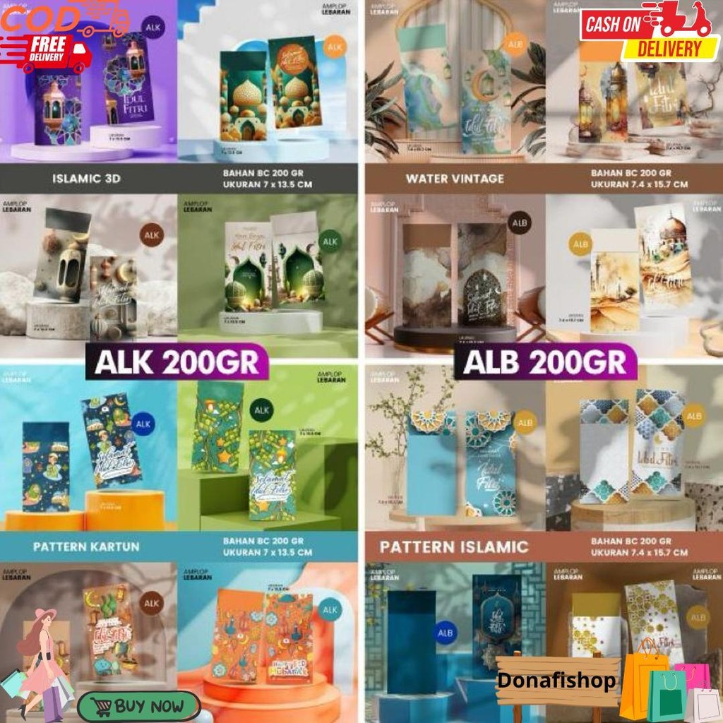

Amplop Lebaran Premium | Isi 100 | Bahan Tebal 200Gr | Angpao Lebaran | Amplop Idulfitri D Best Seller