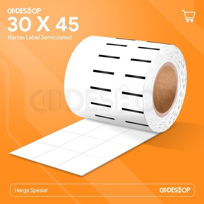 

Sale Stiker Label Hang Tag Price 30 X 45 / 30X45 Mm / 30X45Mm Lubang Gun