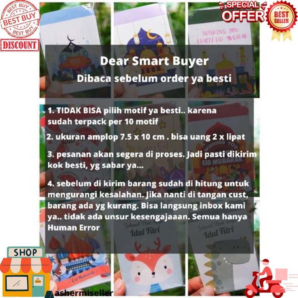 

Amplop Lebaran 100 Pcs Angpao Lebaran Karakter Anak D Gratis Ongkir