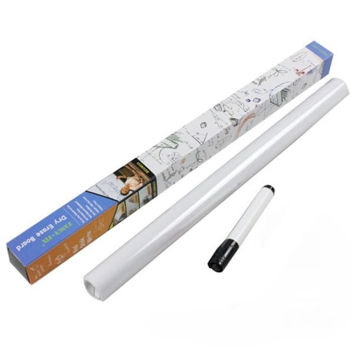 

Whiteboard Adhisive Portable Papan Tulis Tempel Pengaman Dinding