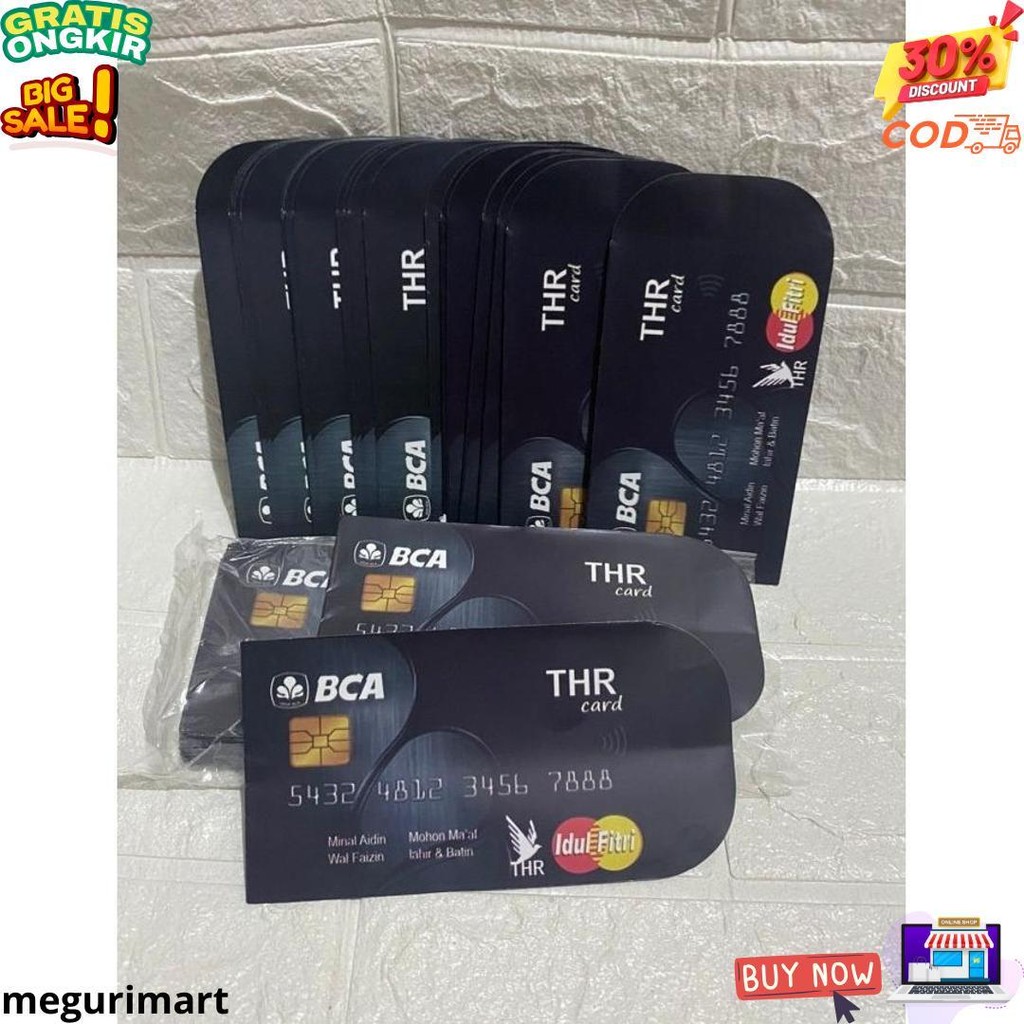 

Amplop Ampau Lebaran Atm Uk Medium Isi 100 50 10 Lembar - Bca Hitam, 10 Lembar D Cod