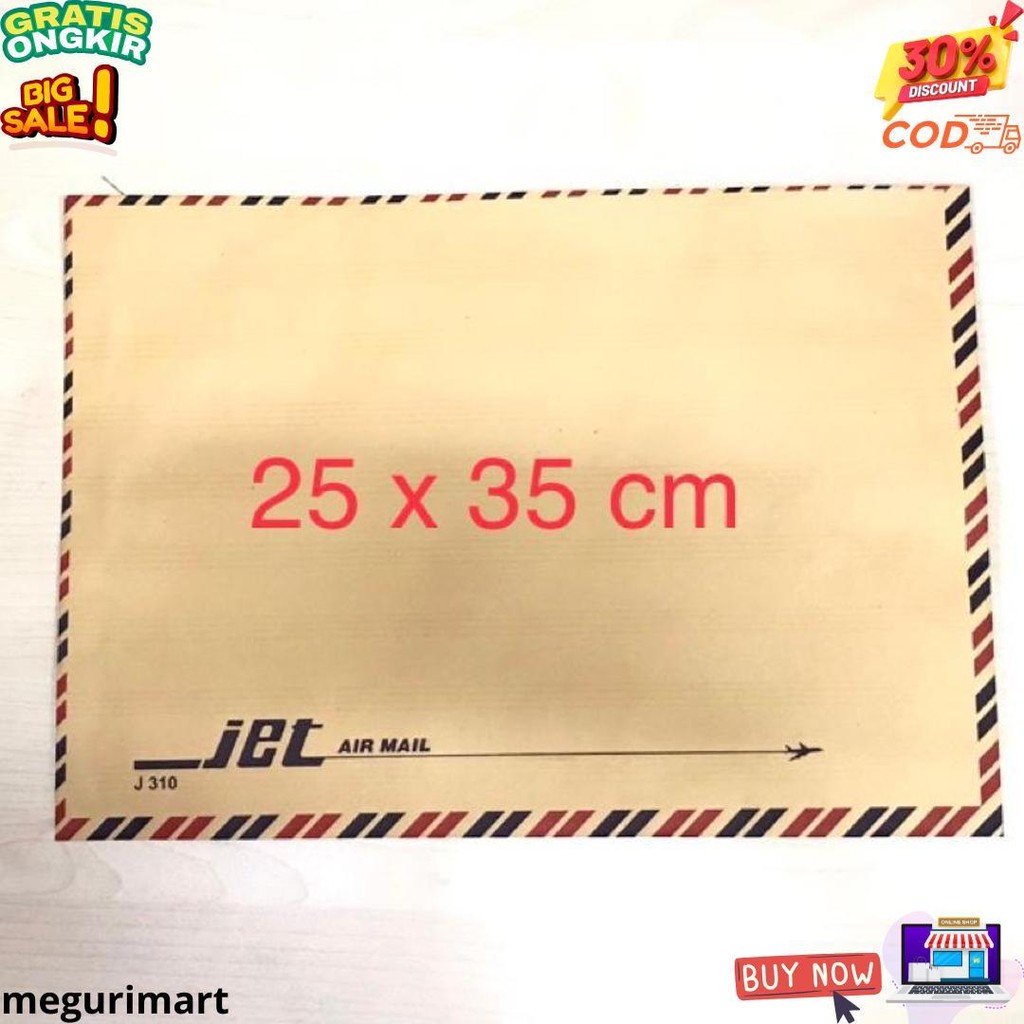 

Amplop Coklat Folio Tali Airmail 310 Isi 50 Pcs D Ramadhan Sale