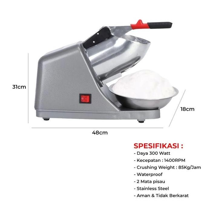 Terlaris Mesin Serut Penghancur Es Advance Se-201 Se201 Ice Crusher / Alat Penghancur Es Batu Stainl
