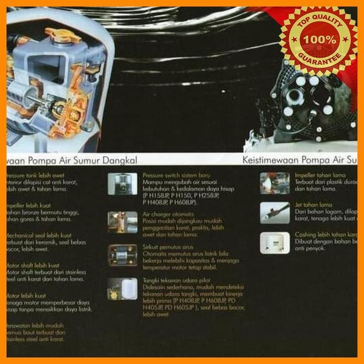 [SMM] POMPA AIR SANYO PH 130 B PH130B SNI TABUNG PUTIH