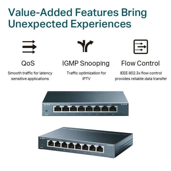 Sale Tplink 8-Port Gigabit Desktop Switch/ 8 Gigabit Rj45 Port