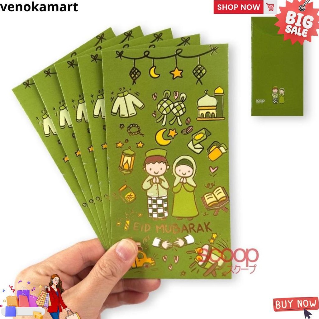 

Scoop Amplop Lebaran Ramadhan Angpau Emas Eid Mubarak 71010200 D Termurah