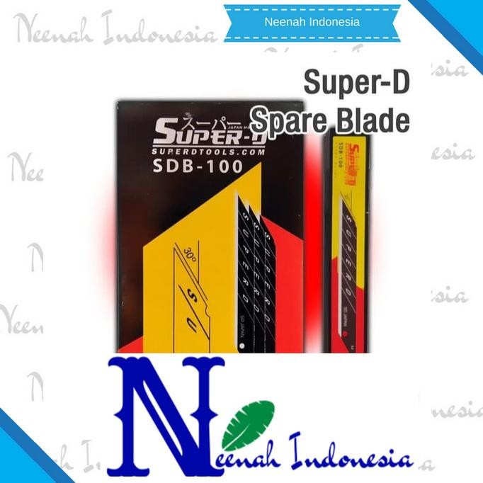 

SIAP KIRIM SUPER-D JAPAN SDB-100 BLACK CARBON CUTTER SPARE BLADE ISI KATER TUBE