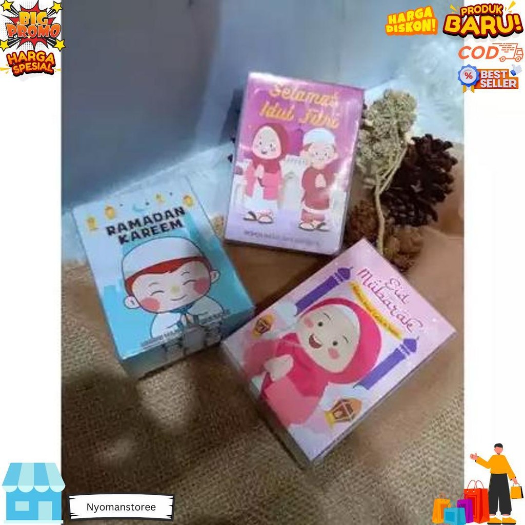 

Amplop Lebaran Hari Raya Idul Fitri Isi 50Pcs Angpao Karakter Lucu Ramadhan 2024 Kemasan Mika D Promo Puncak