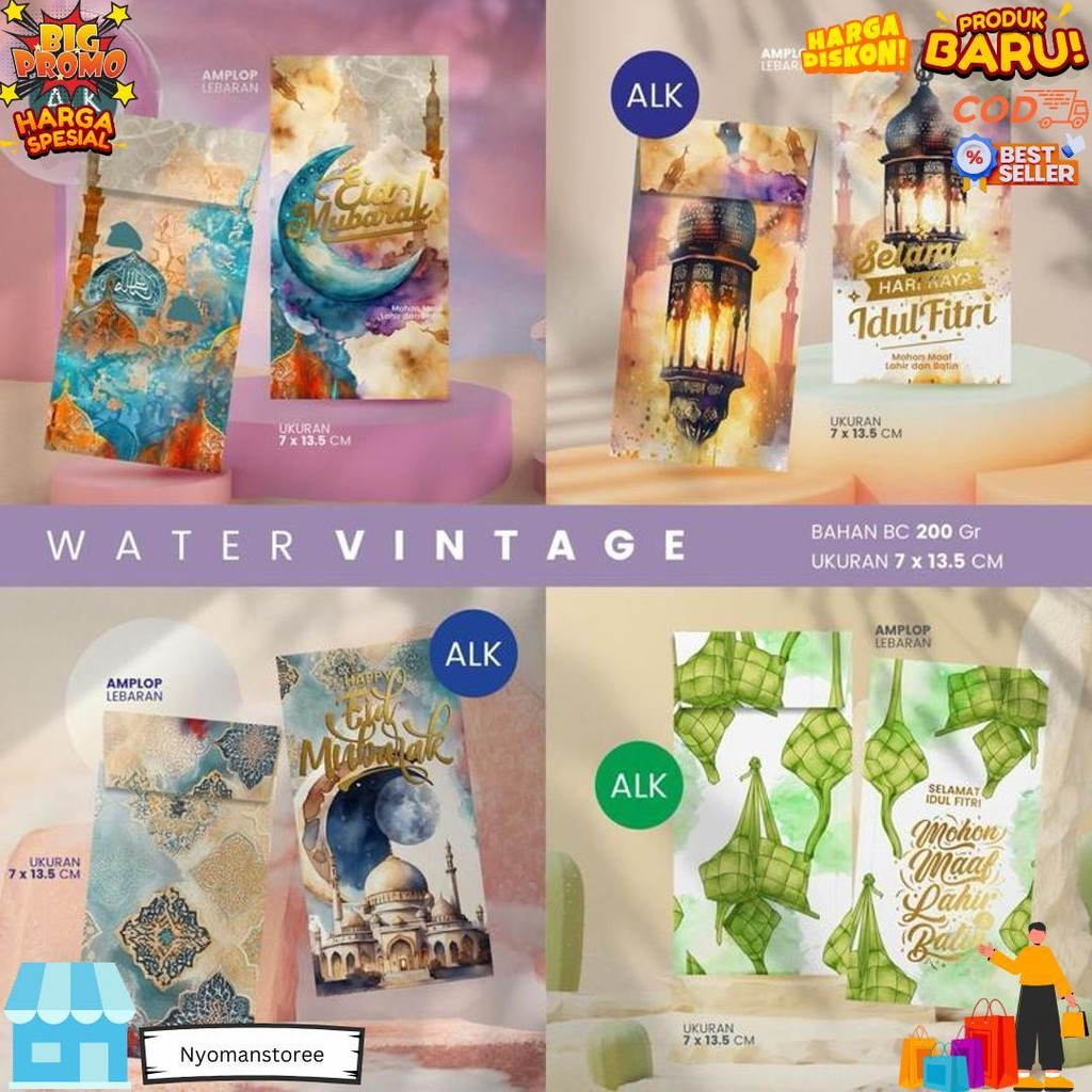 

[Cod] 20&10 Amplop Lebaran 2025 Aesthetic (4 Tema) D Sale