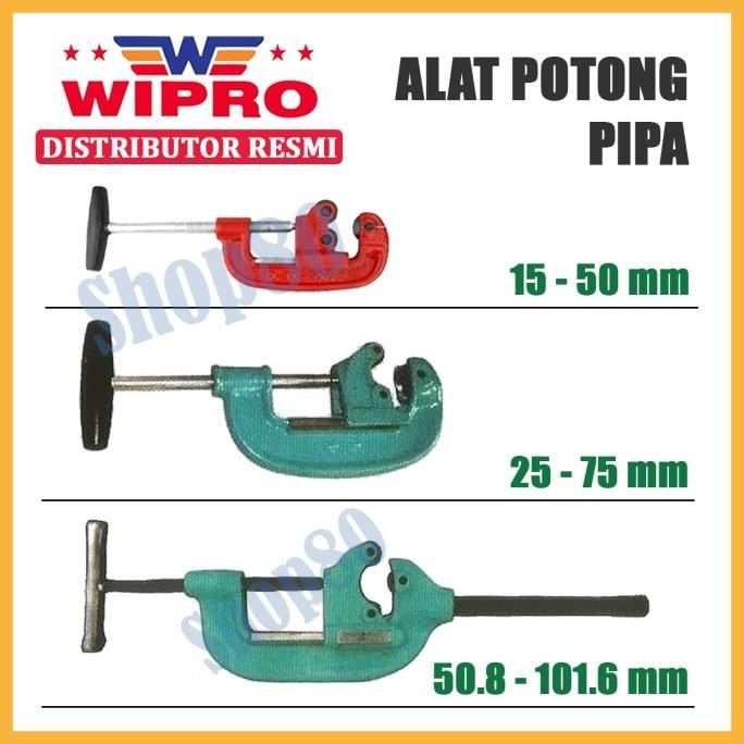 

SIAP KIRIM WIPRO ALAT POTONG PIPA PEMOTONG BESI ALUMINIUM CUTTER 50 75 101.6 MM