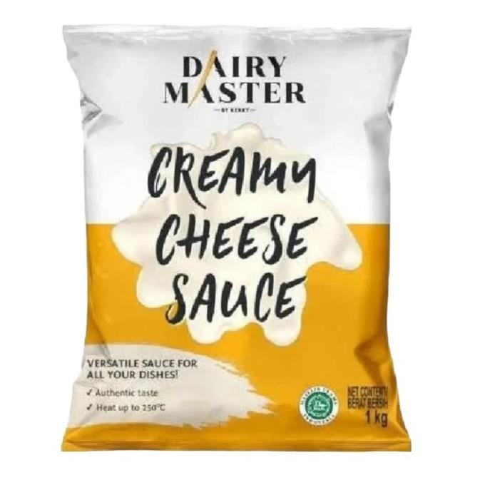 

SIAP KIRIM SAUS SAOS KEJU CREAMY CHEESE SAUCE DAIRY MASTER HALAL 1KG 1 KG (PACK)