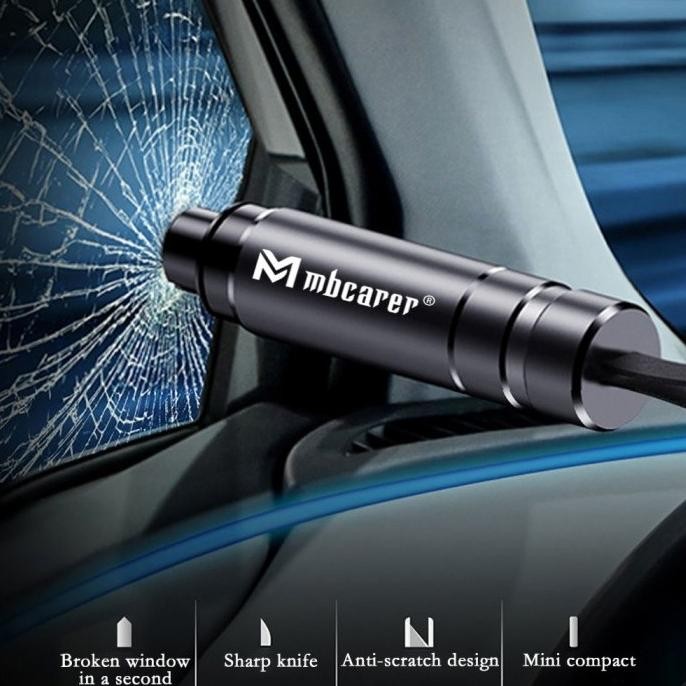 

SIAP KIRIM ALAT PEMECAH KACA MOBIL GLASS WINDOW BREAKER SEAT BELT CUTTER 2 IN 1