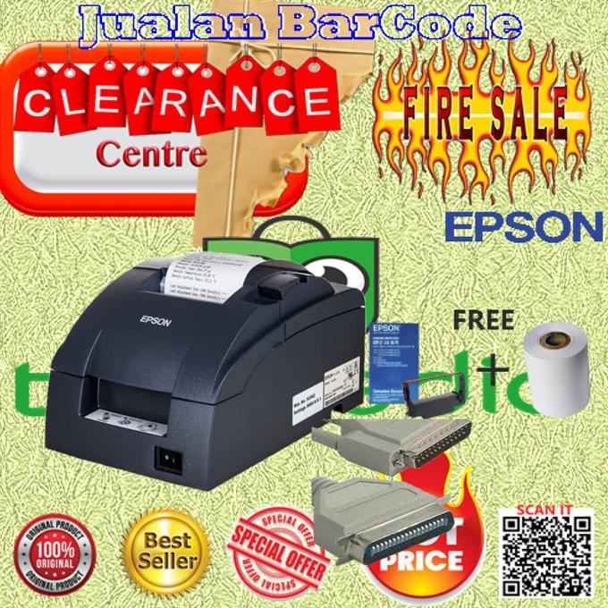 

SIAP KIRIM PRINTER KASIR EPSON TMU 220 D ( MANUAL CUTTER ) PARALEL
