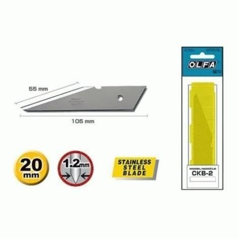 

SIAP KIRIM OLFA CKB 2 REFILL CUTTER CKB-2 SPARE BLADE CRAFT KNIFE CK-2