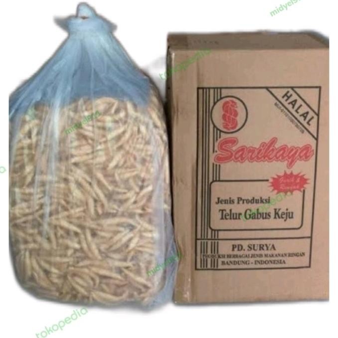 

SIAP KIRIM TELUR GABUS KEJU / STIK KEJU SARIKAYA 4KG