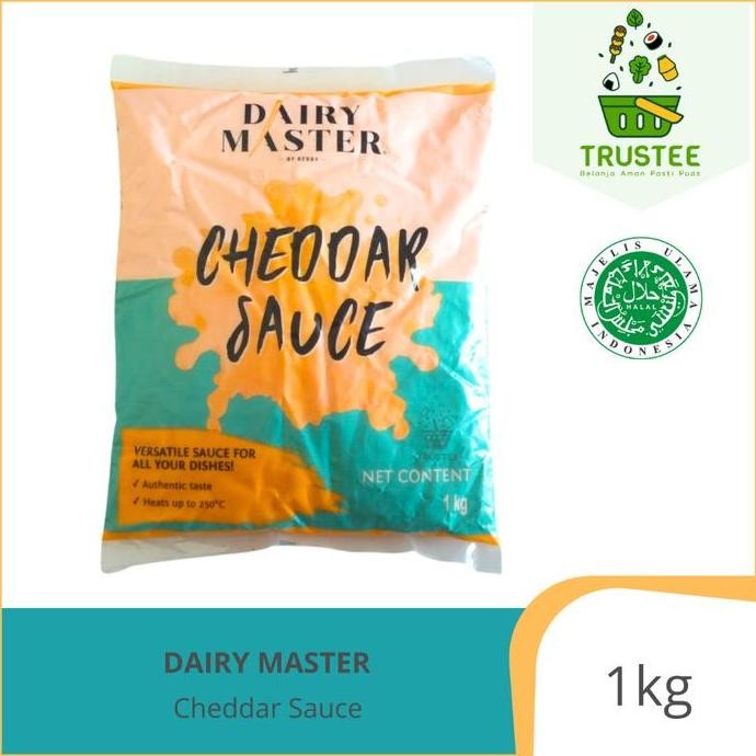 

SIAP KIRIM DAIRY MASTER CHEDDAR CHEESE SAUCE | SAUS KEJU CHEDDAR HALAL 1KG