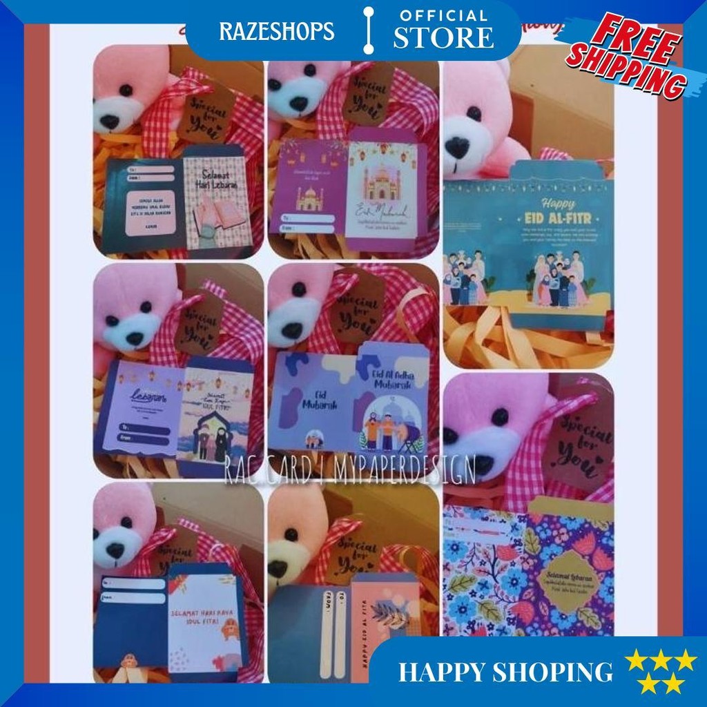 

(Lembaran Isi 100 Pcs) Bisa Pilih Motif Promo Amplop Lebaran Lembaran Free Plastik D Promo Puncak