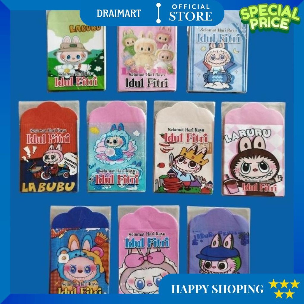 

Amplop Lebaran Medium Siap Pakai 1Pack Isi 10Pcs D Terlaris