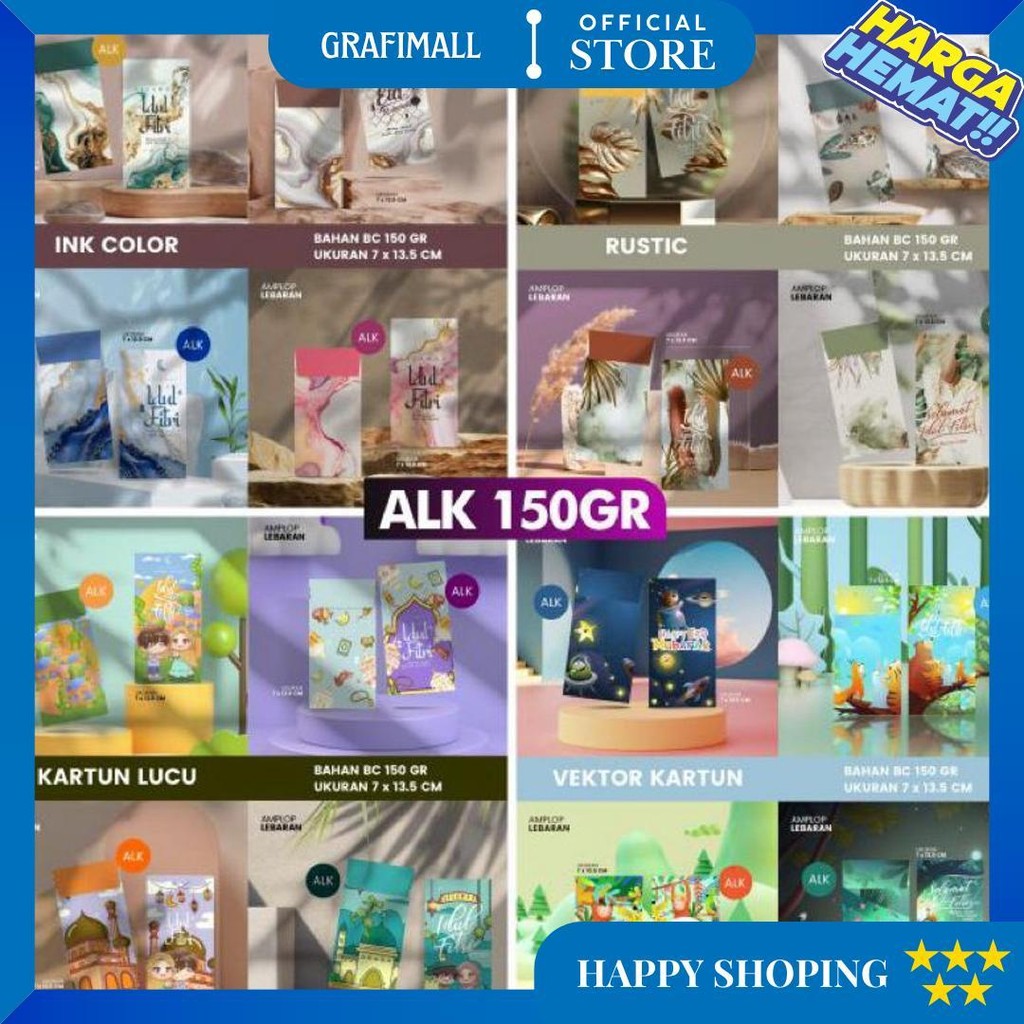 

Amplop Lebaran Murah (Isi 100Pcs) | Bahan Aster 150Gr | Isi 4 Desain (Sesuai Tema) | Grosir Amplop D Terlaris