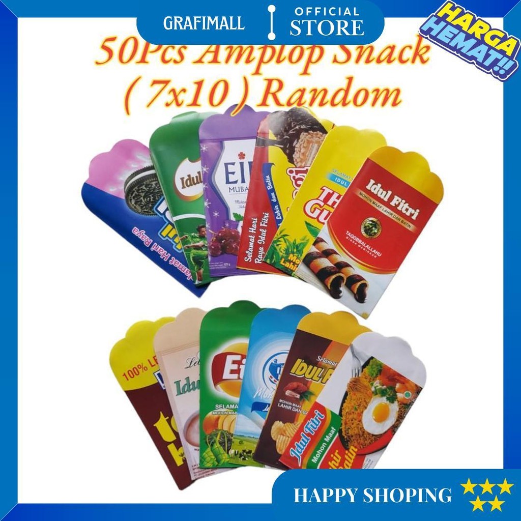 

Amplop Lebaran Motif Unik Isi 50 Lembar ( Ukuran 7X10 Cm ) D Sale